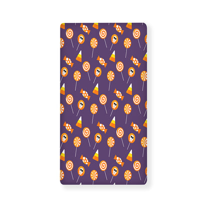 Cute Halloween Candy Pattern Print Baby Crib Sheet