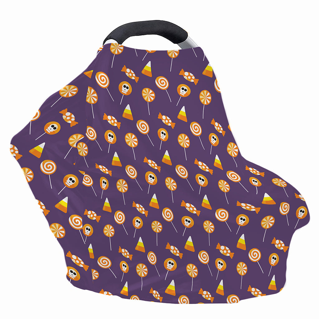 Cute Halloween Candy Pattern Print Baby Seat Cover