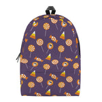 Cute Halloween Candy Pattern Print Backpack
