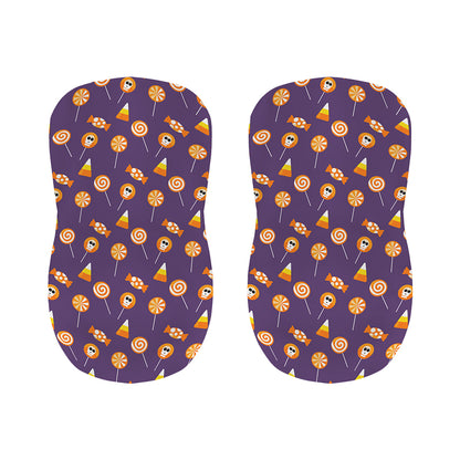 Cute Halloween Candy Pattern Print Bar Stool Covers