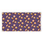 Cute Halloween Candy Pattern Print Beach Towel