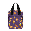 Cute Halloween Candy Pattern Print Bible Tote Bag