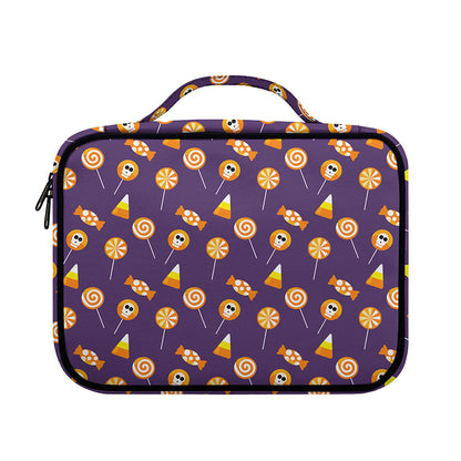 Cute Halloween Candy Pattern Print Briefcase Bible Bag