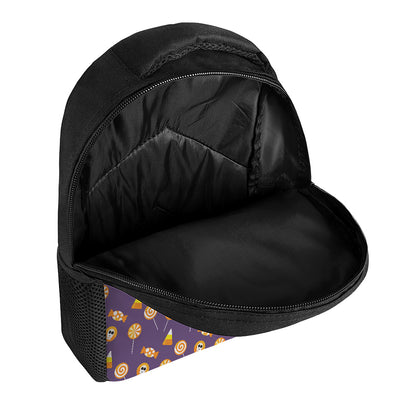 Cute Halloween Candy Pattern Print Casual Backpack