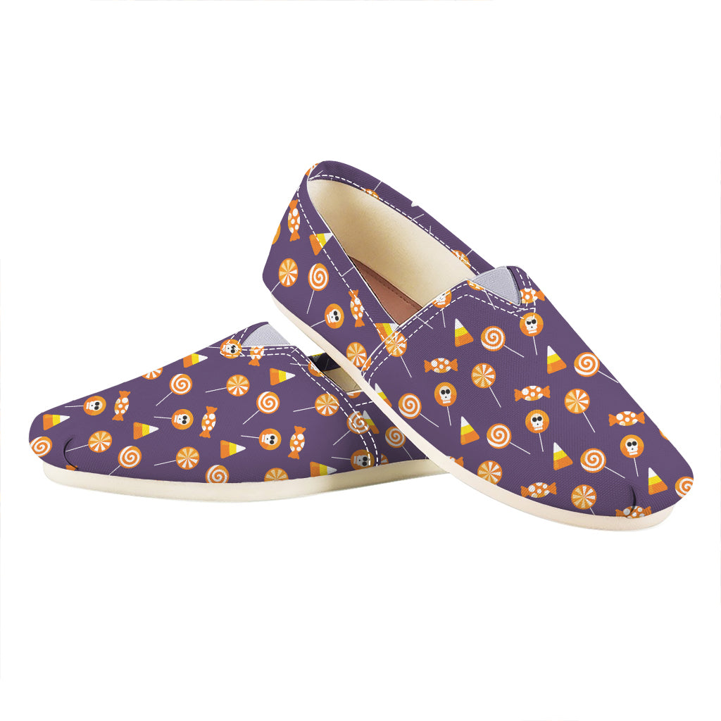 Cute Halloween Candy Pattern Print Casual Shoes