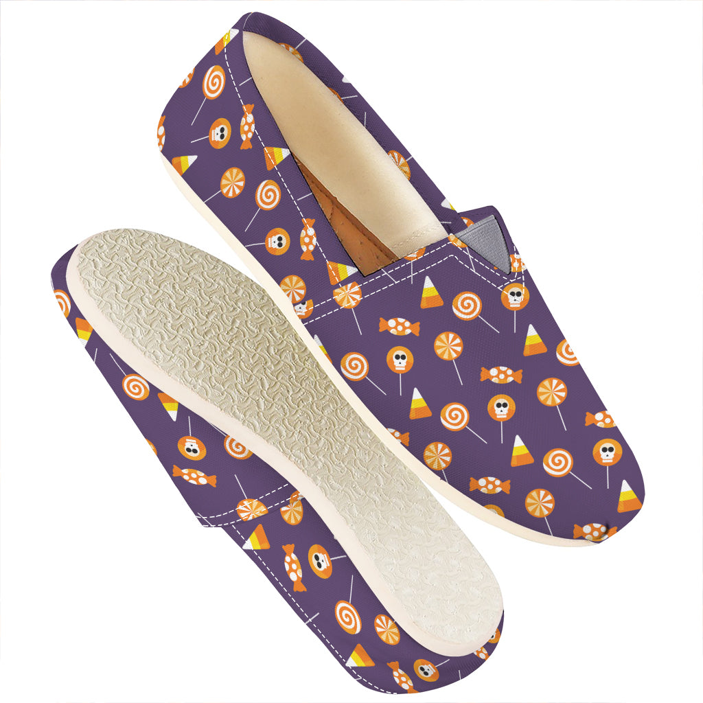 Cute Halloween Candy Pattern Print Casual Shoes