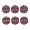 Cute Halloween Candy Pattern Print Coaster Set