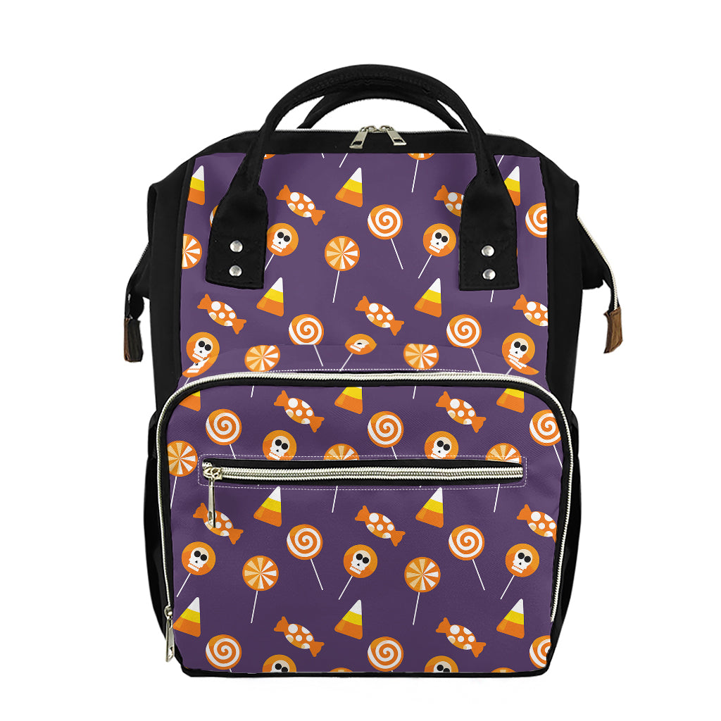 Cute Halloween Candy Pattern Print Diaper Bag