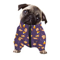 Cute Halloween Candy Pattern Print Dog Zip Up Jacket