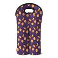 Cute Halloween Candy Pattern Print Double Neoprene Wine Tote