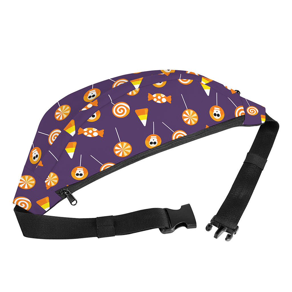 Cute Halloween Candy Pattern Print Fanny Pack