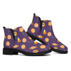 Cute Halloween Candy Pattern Print Flat Ankle Boots
