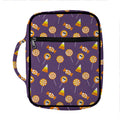 Cute Halloween Candy Pattern Print Front Pocket Bible Bag