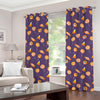 Cute Halloween Candy Pattern Print Grommet Curtains