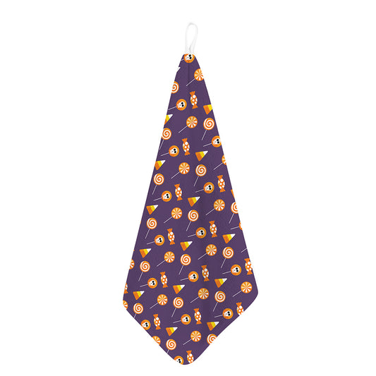 Cute Halloween Candy Pattern Print Hand Towel