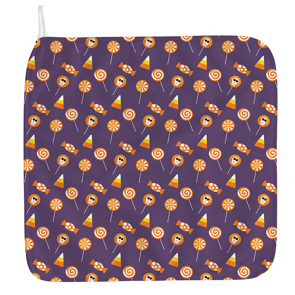 Cute Halloween Candy Pattern Print Hand Towel