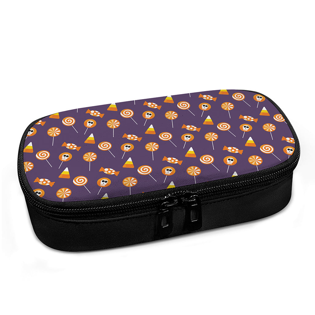 Cute Halloween Candy Pattern Print Insulin Cooler Travel Case