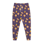 Cute Halloween Candy Pattern Print Jogger Pants