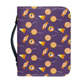 Cute Halloween Candy Pattern Print Leather Bible Cover