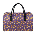Cute Halloween Candy Pattern Print Leather Duffel Bag