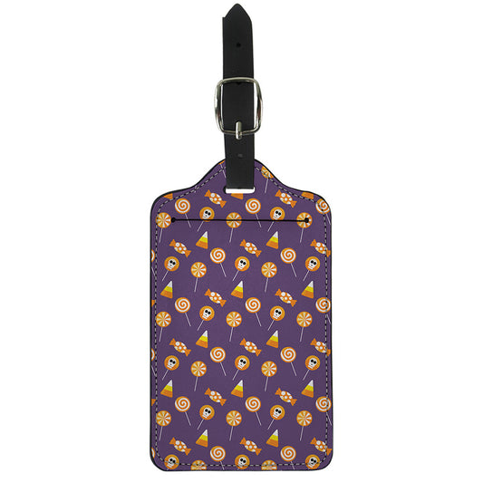 Cute Halloween Candy Pattern Print Luggage Tag