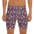 Cute Halloween Candy Pattern Print Men's Long Boxer Briefs