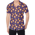 Cute Halloween Candy Pattern Print Men's Shirt