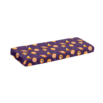 Cute Halloween Candy Pattern Print Piano Keyboard Cover