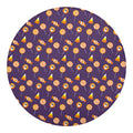 Cute Halloween Candy Pattern Print Round Blanket