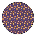 Cute Halloween Candy Pattern Print Round Floor Mat