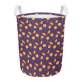 Cute Halloween Candy Pattern Print Round Laundry Basket