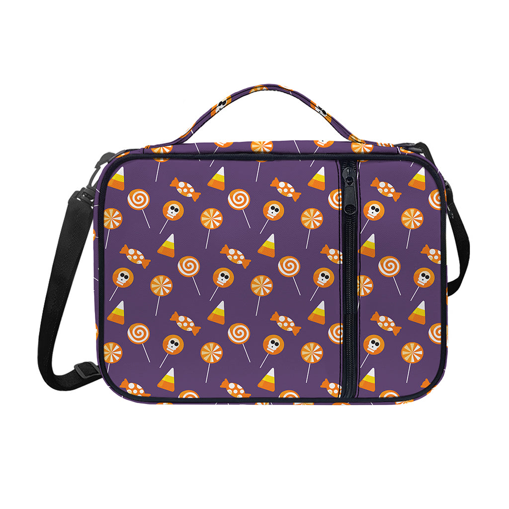 Cute Halloween Candy Pattern Print Shoulder Strap Bible Bag