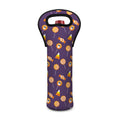 Cute Halloween Candy Pattern Print Single Neoprene Wine Tote