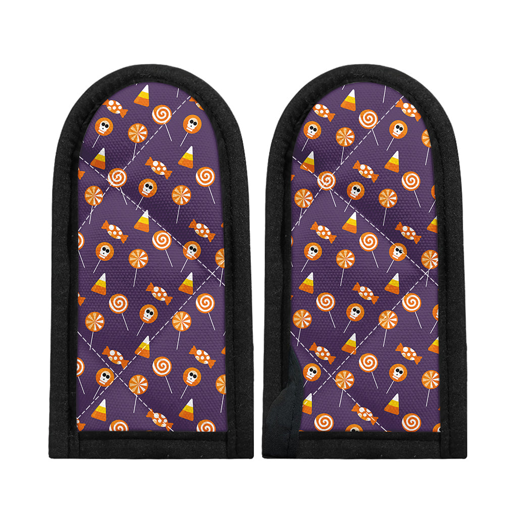 Cute Halloween Candy Pattern Print Skillet Handle Cover