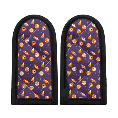 Cute Halloween Candy Pattern Print Skillet Handle Cover
