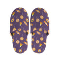 Cute Halloween Candy Pattern Print Slippers