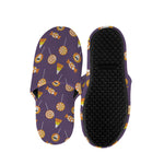 Cute Halloween Candy Pattern Print Slippers