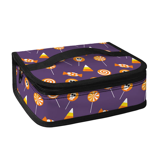 Cute Halloween Candy Pattern Print Small Lunch Bag