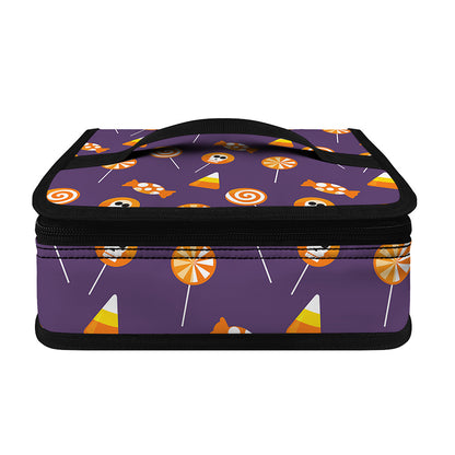 Cute Halloween Candy Pattern Print Small Lunch Bag