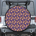 Cute Halloween Candy Pattern Print Tire Cover