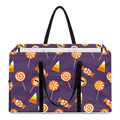 Cute Halloween Candy Pattern Print Utility Tote Bag