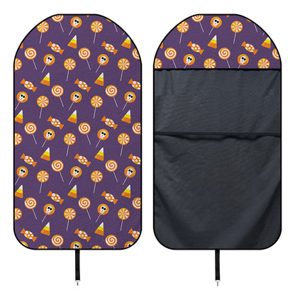 Cute Halloween Candy Pattern Print Waterproof Car Seat Cover