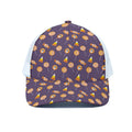 Cute Halloween Candy Pattern Print White Mesh Trucker Hat