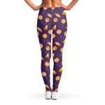 Cute Halloween Candy Pattern Print Women's Leggings