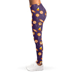 Cute Halloween Candy Pattern Print Women's Leggings