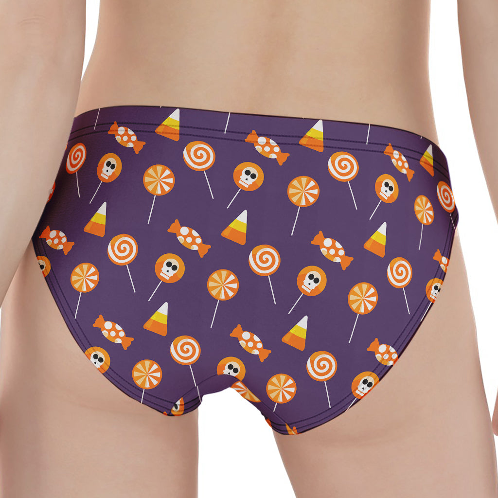 Cute Halloween Candy Pattern Print Women's Panties