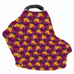 Cute Halloween Pumpkin Witch Print Baby Seat Cover