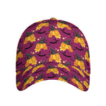 Cute Halloween Pumpkin Witch Print Baseball Cap