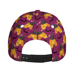 Cute Halloween Pumpkin Witch Print Baseball Cap