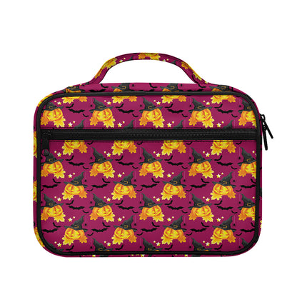 Cute Halloween Pumpkin Witch Print Briefcase Bible Bag